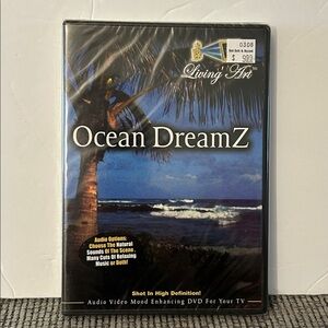 📌5/$25 Ocean DreamZ DVD new sealed audio video mood enhancing DVD for your TV